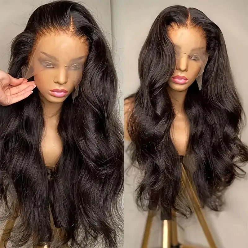 13x4 Lace Front Body Wave Wig – 200% Density, Human Hair