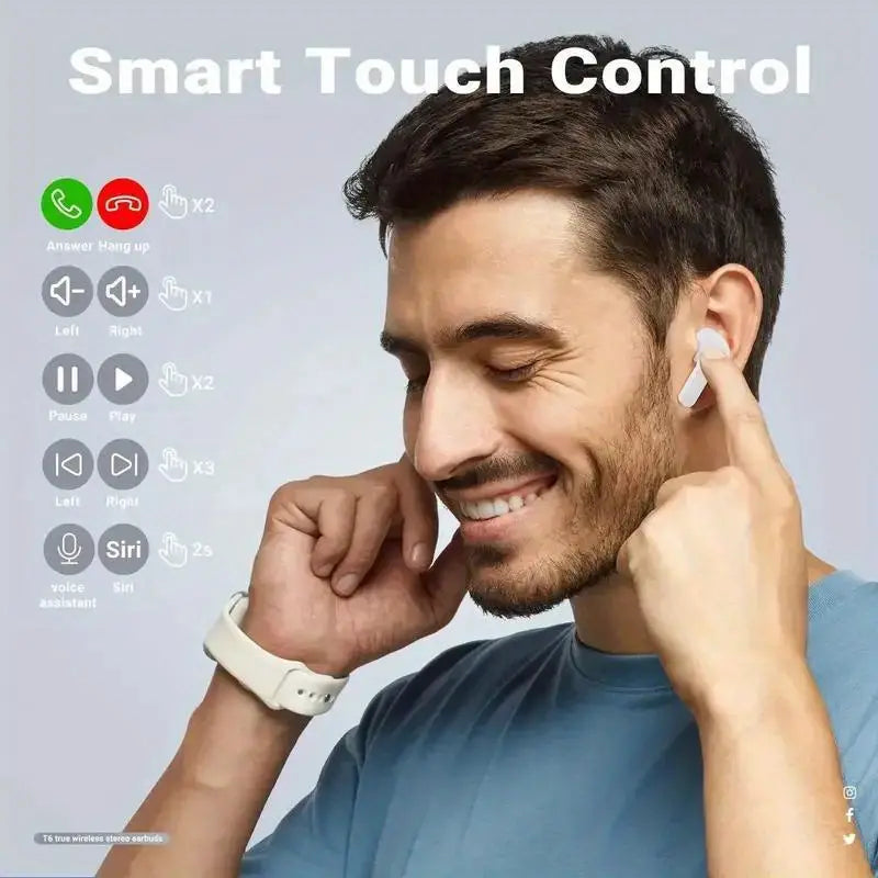 Wireless Immersive LED Display Headphones