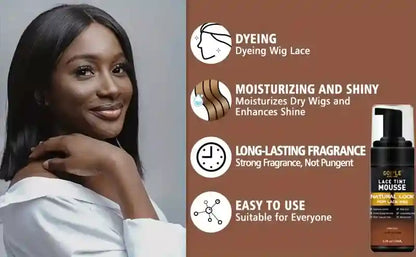 11pcs Medium Brown Lace Tint Mousse & Hair Styling Set