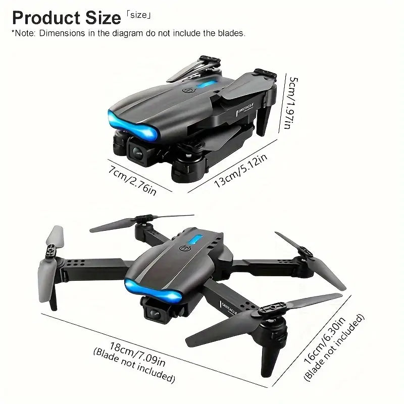 E99 Foldable RC Camera Drone – Quadcopter Toy for Beginners