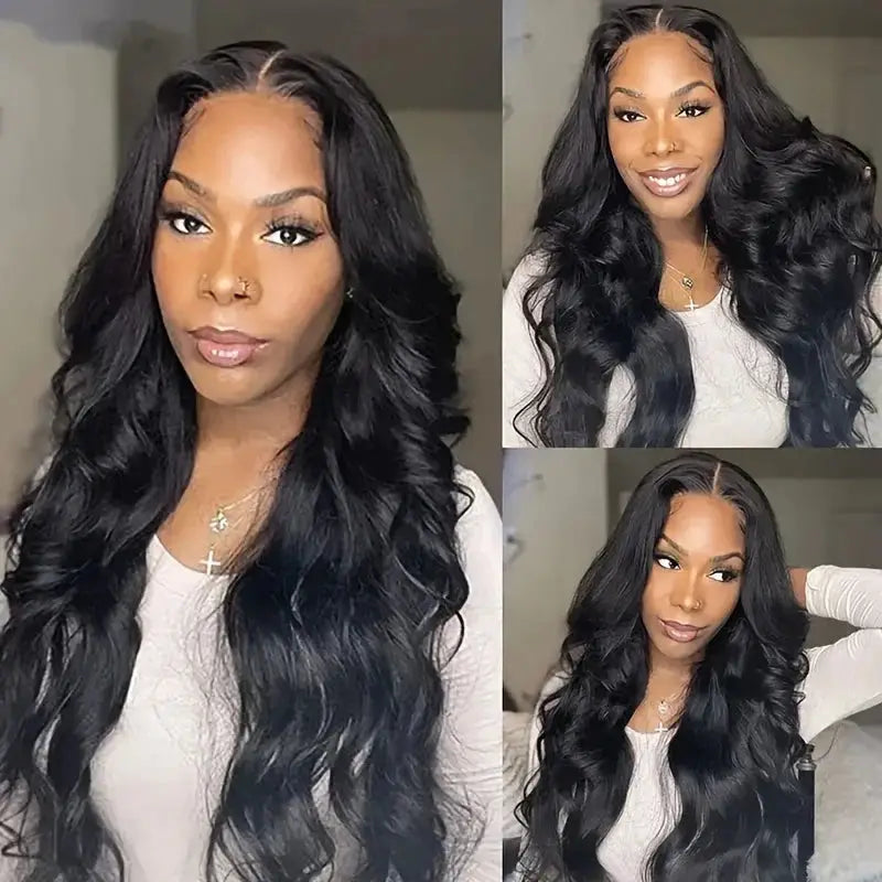 13x4 Lace Front Body Wave Wig – 200% Density, Human Hair