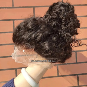 26" Deep Wave 360 Full Lace Wig – HD Lace, Human Hair