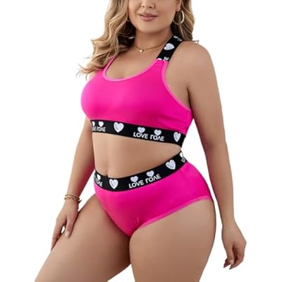 Plus Size Bra & Panty Set – Sexy Supportive Lingerie