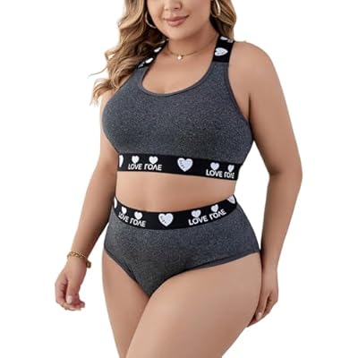 Plus Size Bra & Panty Set – Sexy Supportive Lingerie