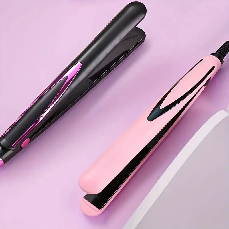 2-in-1 Hair Straightener & Curler – Ion Tech & Adjustable Heat