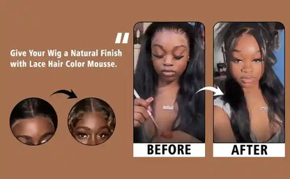 11pcs Medium Brown Lace Tint Mousse & Hair Styling Set