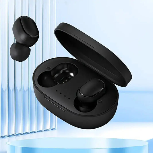 True Wireless Sports Earbuds – Compact & Noise-Cancelling Black