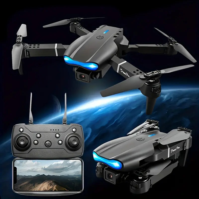 E99 Foldable RC Camera Drone – Quadcopter Toy for Beginners