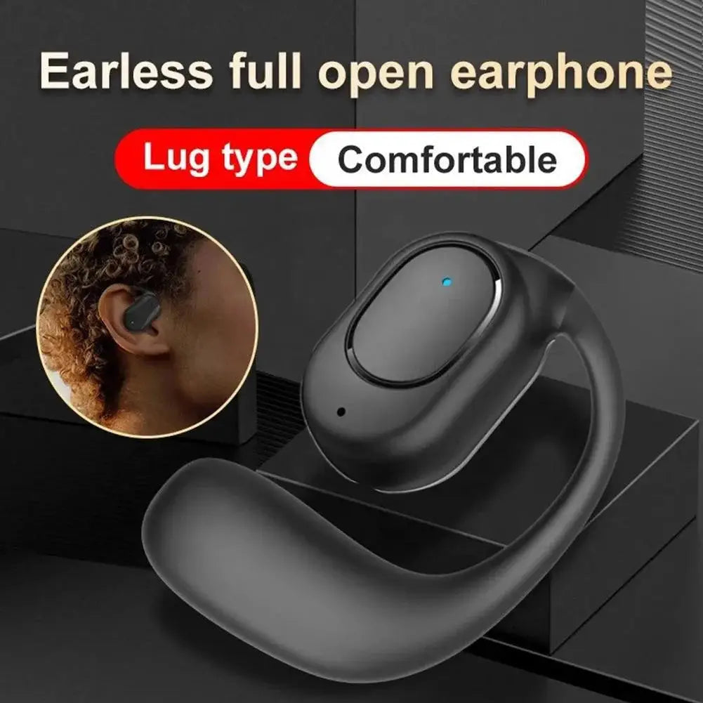 2025 Open-Ear Bluetooth Earbuds – Sport Over-Ear with Mic