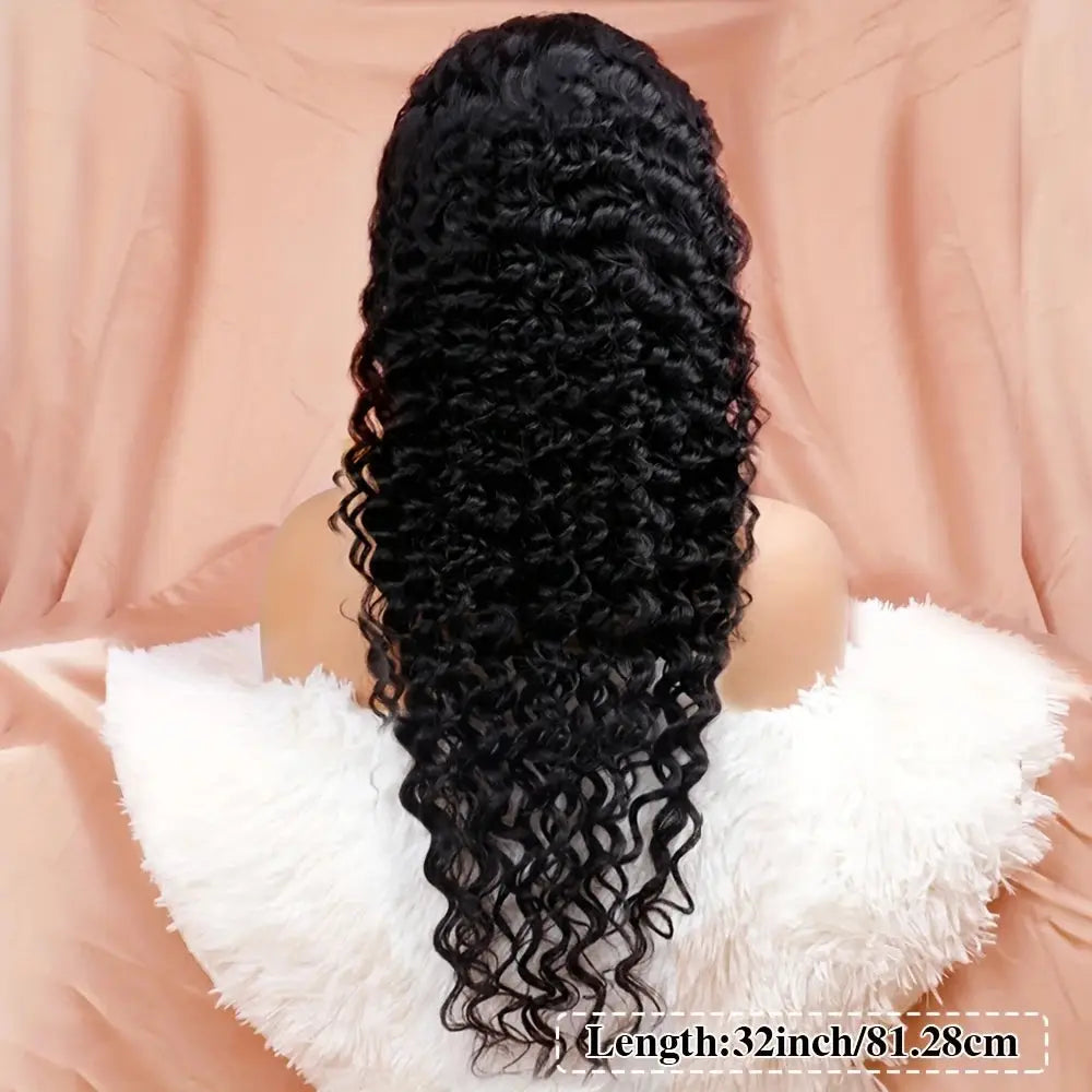 360 Water Wave Wig – 200% Density, Invisible Strap, Glueless