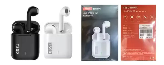 TWS Custom TSSD T2 Wireless On Ear Earbuds