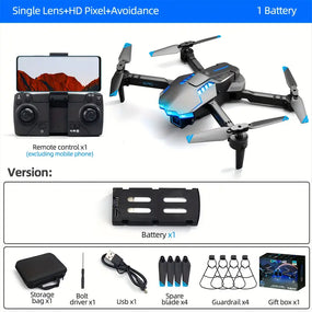 blue-monkey-x6-foldable-dual-camera-drone-wi-fi-enabled-height-control-perfect-gift-for-teens-kids