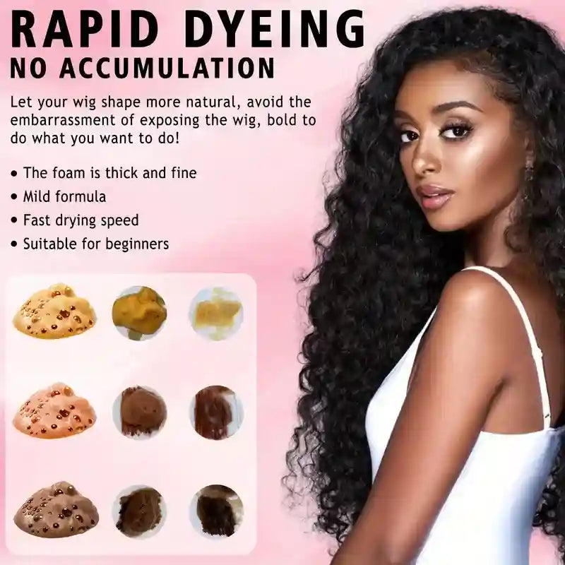 11pcs Medium Brown Lace Tint Mousse & Hair Styling Set