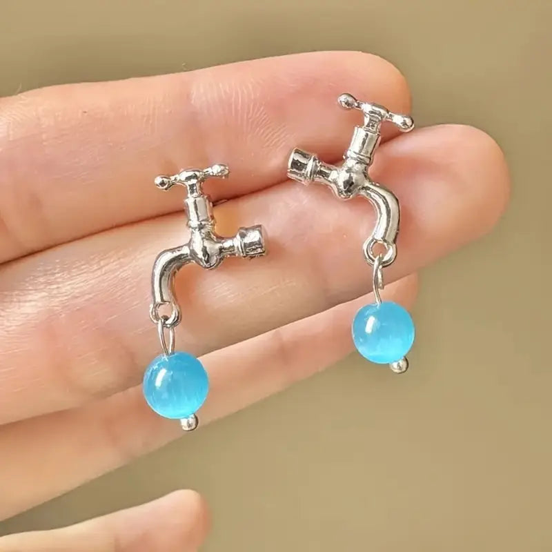 Fashionable Faucet Shape Earrings for Women and Girls