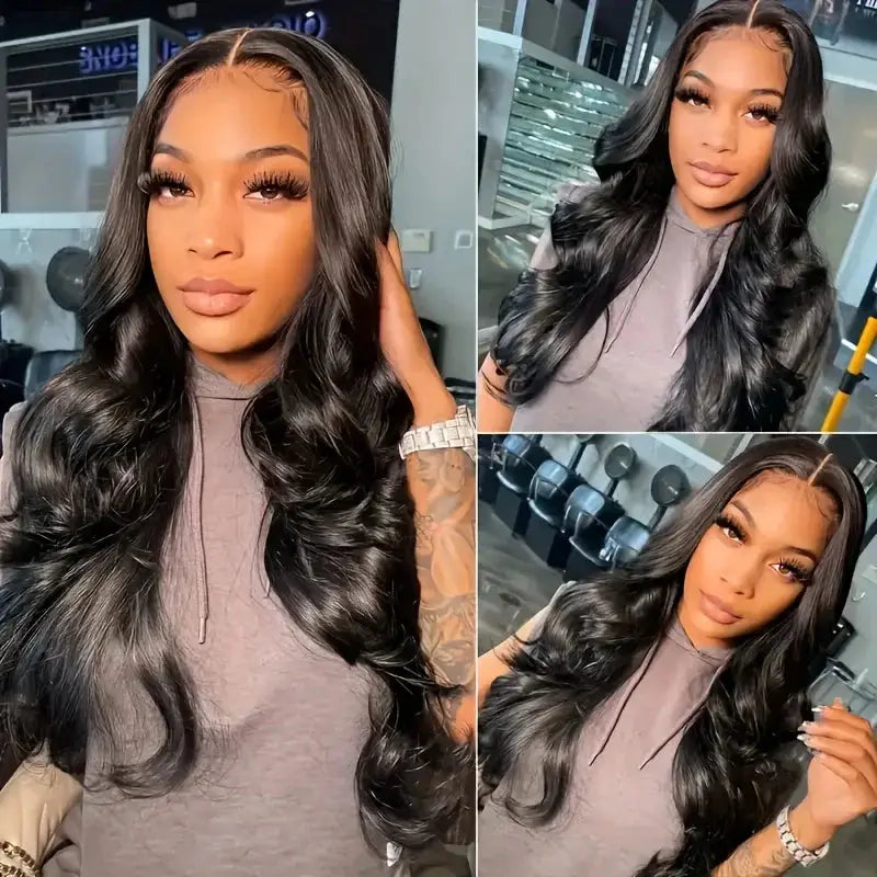 13x4 Lace Front Body Wave Wig – 200% Density, Human Hair