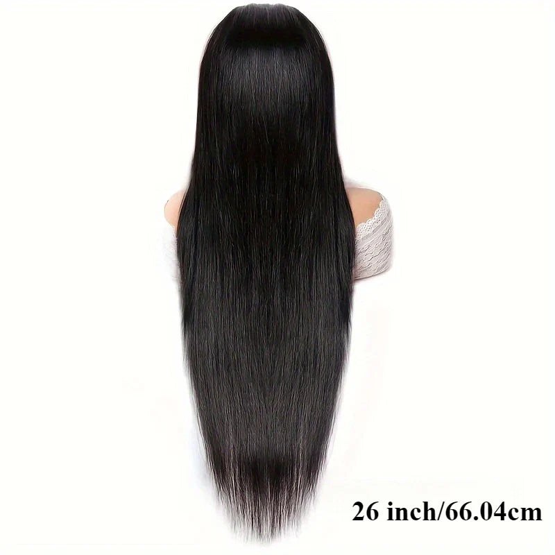 180% Density Full Lace Straight Wig – Natural HD Lace - natural hairline wig, real hair wig, virgin hair wig