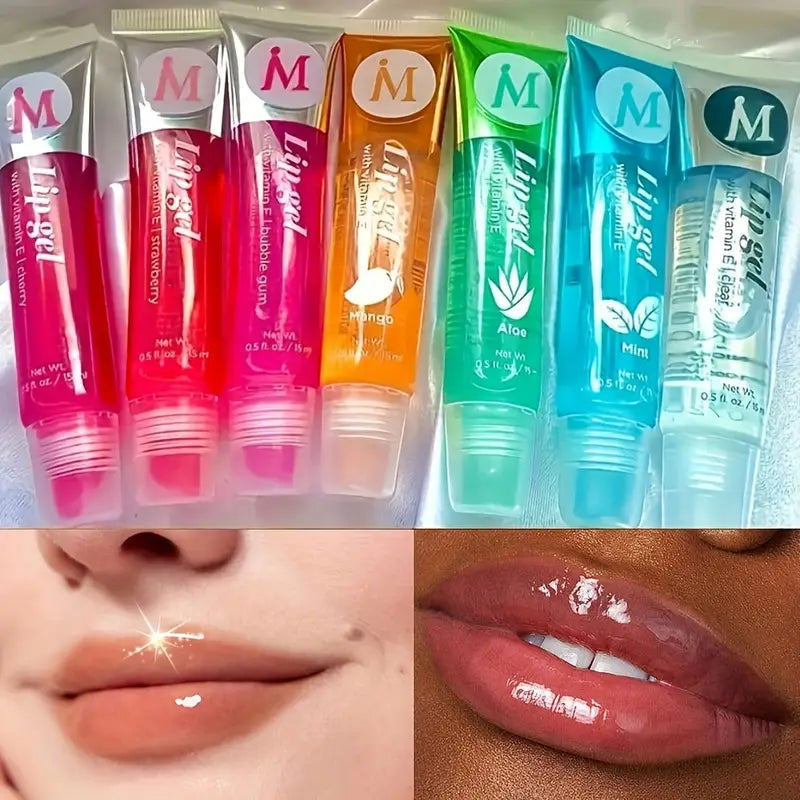 Hydrating Clear Lip Gloss Set – Plumping Lip Oils