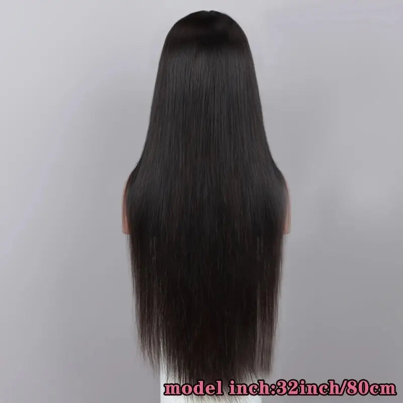 360 Lace Front Deep Curly Wig – 200% Natural Straigth Black