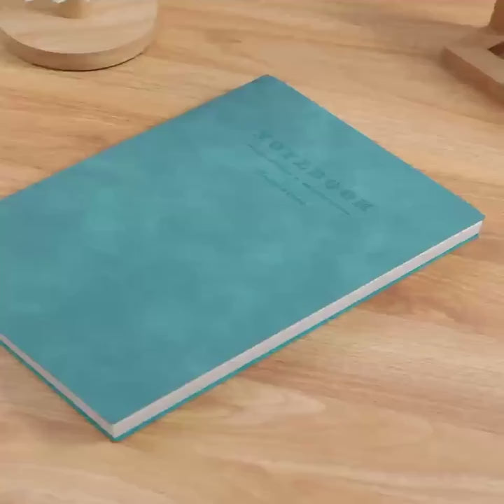 Extra Thick A5 Soft Faux Leather Notebook – Vintage Style