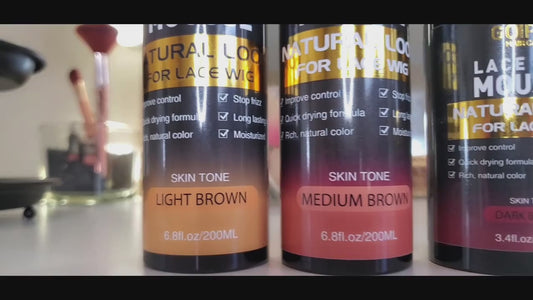 11pcs Medium Brown Lace Tint Mousse & Hair Styling Set